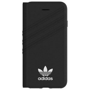 Adidas OR Booklet Case szarvasbőr iPhone 6 / 6S / 7 / 8 fekete 28597 tok