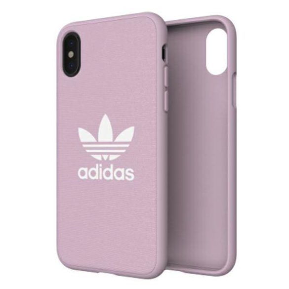 Adidas OR Moulded Case Canvas iPhone X/ Xs rózsaszín tok