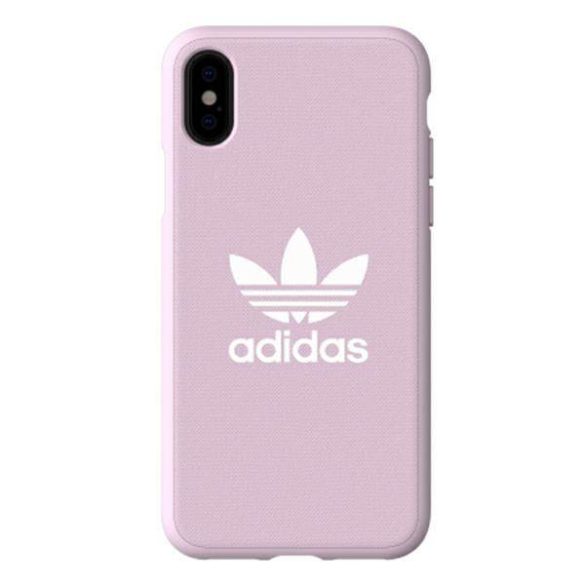 Adidas OR Moulded Case Canvas iPhone X/ Xs rózsaszín tok