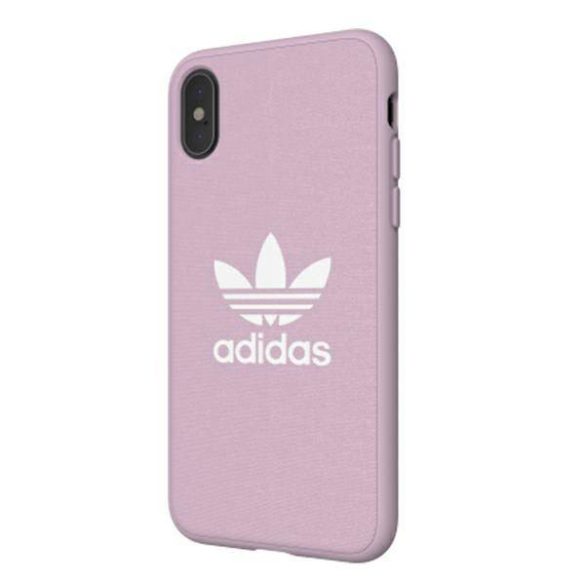 Adidas OR Moulded Case Canvas iPhone X/ Xs rózsaszín tok