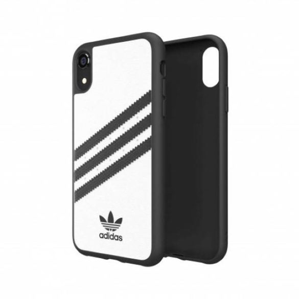 Adidas Moulded Case PU iPhone XR fekete/fehér tok