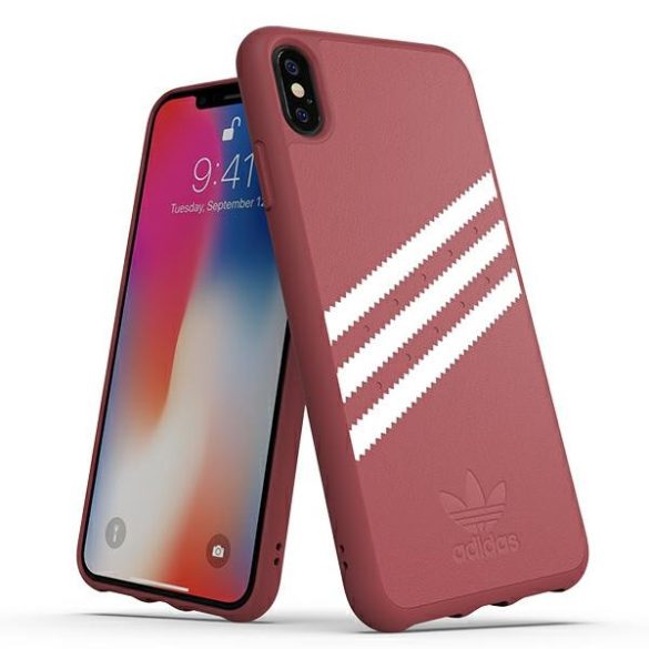Adidas OR Moulded PU SUEDE iPhone Xs Max rózsaszín 32821 tok