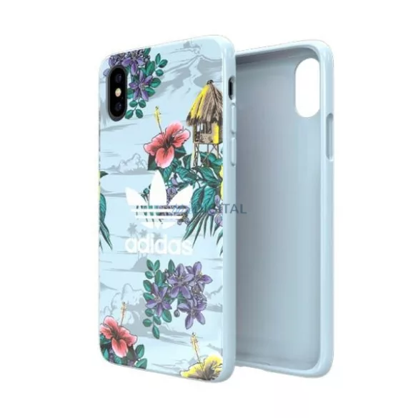 Adidas OR Snap Case Floral iPhone X/Xs 32139 szürke tok
