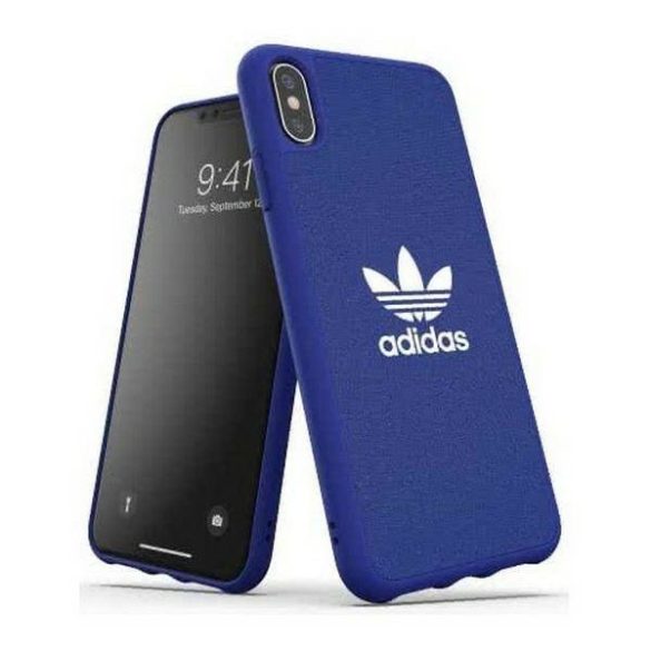Adidas Moulded Case CANVAS iPhone Xs Max kék tok
