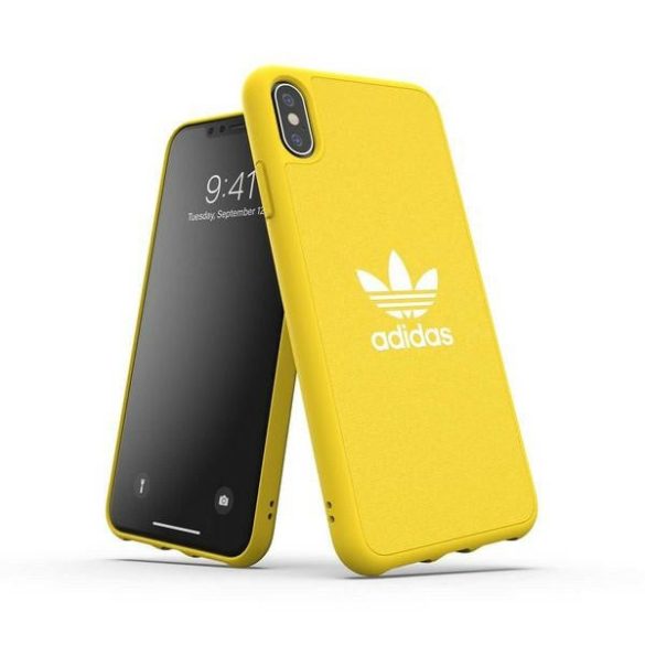 Adidas Molded Case CANVAS iPhone Xs Max sárga 34965 tok