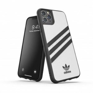 Adidas Moulded Case PU iPhone 11 Pro Max fekete/fehér tok