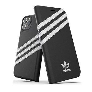 Adidas OR könyvtok PU iPhone 11 Pro fekete/fehér