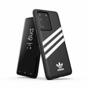 Adidas OR Moulded Case PU Samsung G988 Samsung Galaxy S20 Ultra fekete/fehér tok