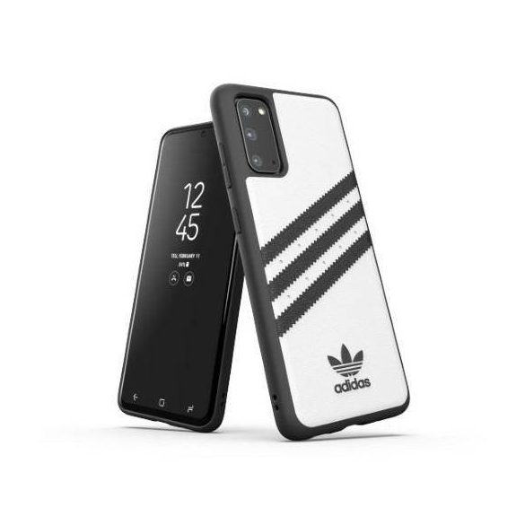 Adidas OR Moulded Case PU Samsung G980 Samsung Galaxy S20 fekete/fehér tok