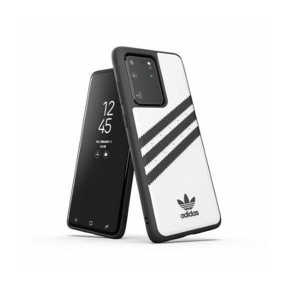 Adidas OR Moulded Case PU Samsung G988 Samsung Galaxy S20 Ultra fekete/fehér tok