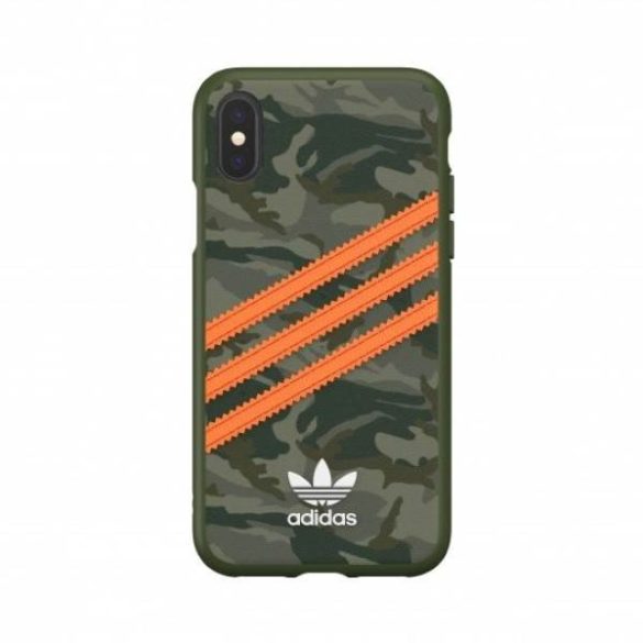 Adidas OR Moulded Case PU iPhone X/XS zöld tok