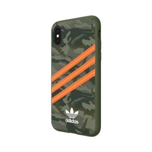 Adidas OR Moulded Case PU iPhone X/XS zöld tok