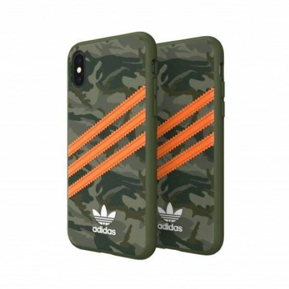 Adidas OR Moulded Case PU iPhone X/XS zöld tok