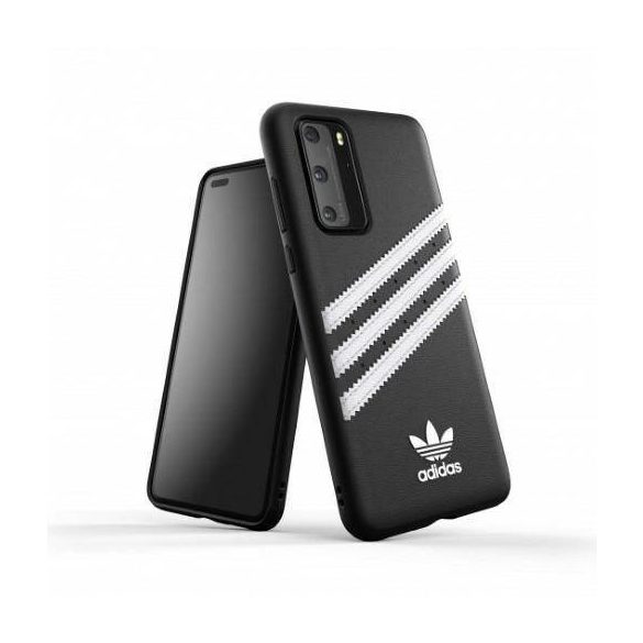 Adidas OR Moulded PU Samsung Galaxy S20 Huawei P40 fekete/fehér tok