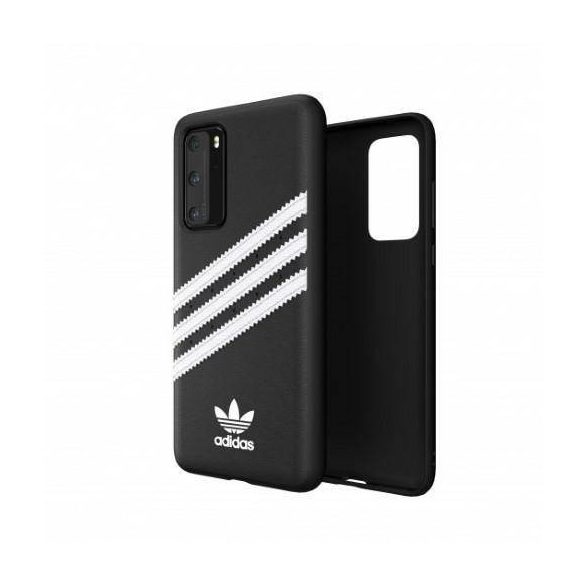 Adidas OR Moulded PU Samsung Galaxy S20 Huawei P40 fekete/fehér tok