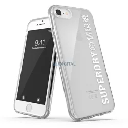   SuperDry Snap iPhone 6/6s/7/8/SE 2020 / SE 2022 átlátszó fehér tok