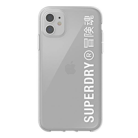 SuperDry Snap iPhone 11 átlátszó fehér tok