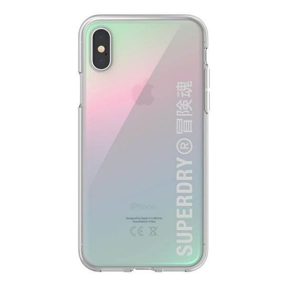 SuperDry Snap iPhone X/Xs átlátszó tok