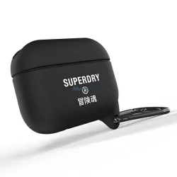 SuperDry AirPods Pro tok, vízálló, fekete 41696