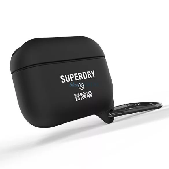 SuperDry AirPods Pro tok, vízálló, fekete 41696