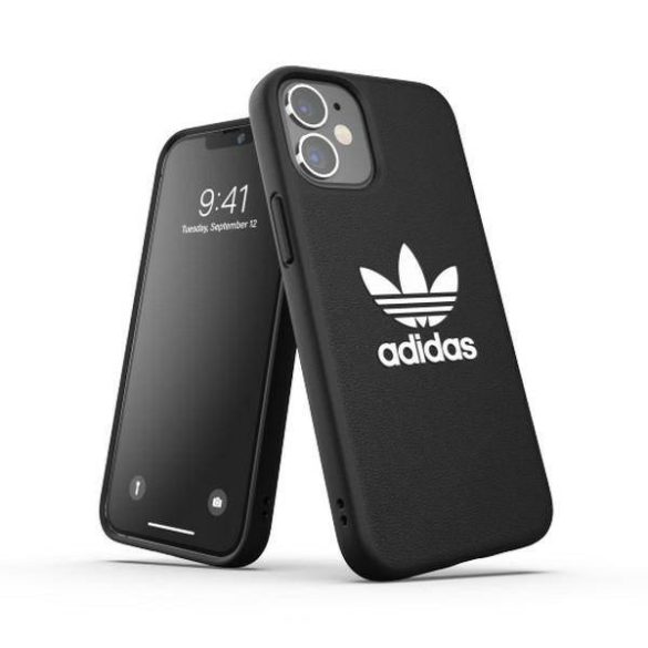 Adidas OR Moulded Case BASIC iPhone 12 mini czarno fehér tok