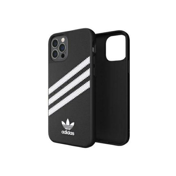 Adidas OR Moulded Case PU iPhone 12/12 Pro fekete/fehér tok