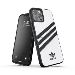   Adidas OR Moulded Case PU iPhone 12 Pro Max fekete/fehér tok