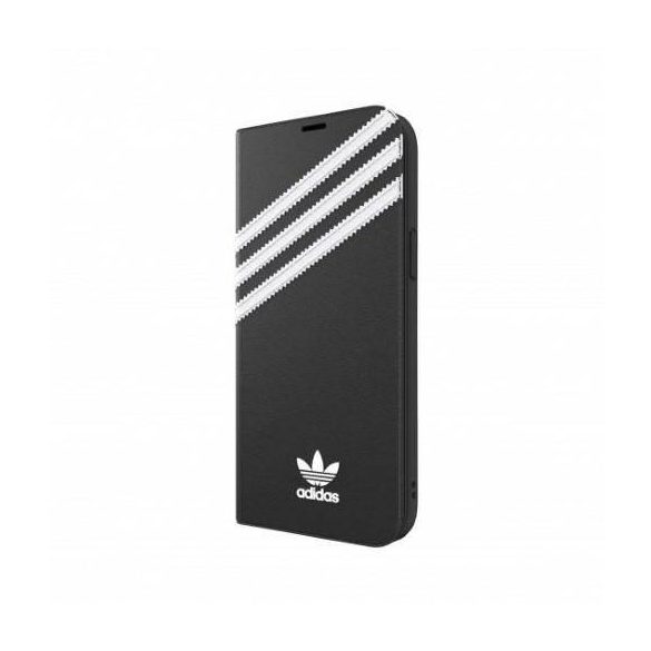 Adidas OR könyvtok PU iPhone 12 Pro Max 6,7" fekete/fehér