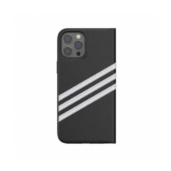 Adidas OR könyvtok PU iPhone 12 Pro Max 6,7" fekete/fehér