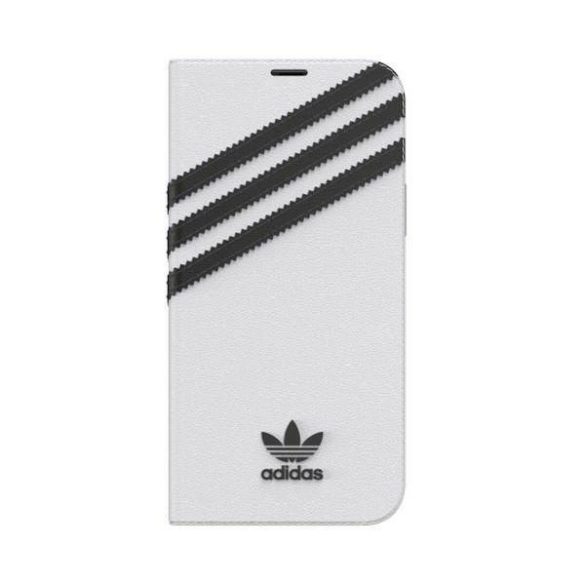 Adidas OR könyvtok PU iPhone 12/12 Pro 6,1" fekete/fehér