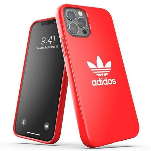 Adidas OR Snap Case Trefoil iPhone 12/12 Pro piros tok