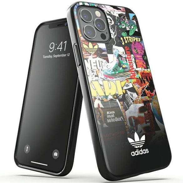 Adidas OR SnapCase grafikus iPhone 12 /12 Pro színes 42371 tok