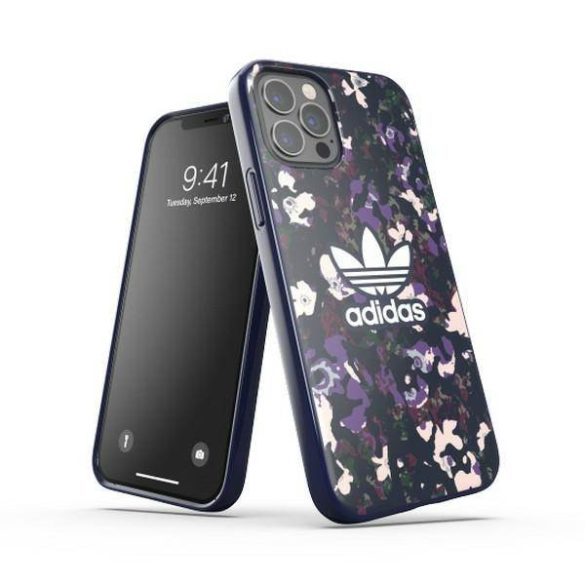 Adidas OR SnapCase grafikus iPhone 12 Pro / 12 lila tok