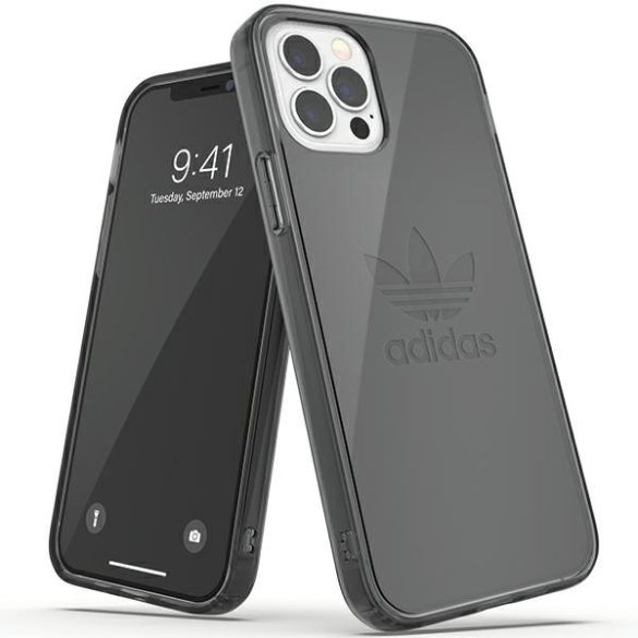 Adidas OR Védő iPhone 12/12 Pro Clear Case fekete 42385 tok