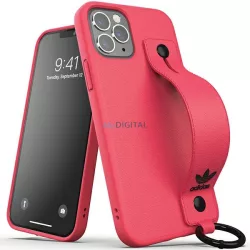   Adidas OR kézi pántos tok iPhone 12/12 Pro 6,1" rózsaszín 42397