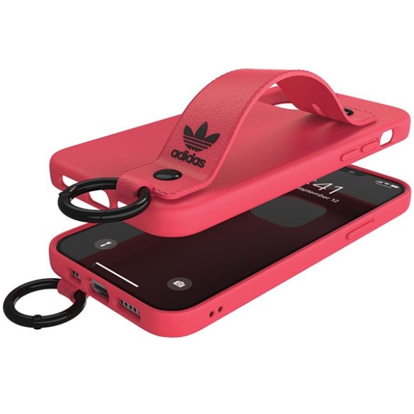 Adidas OR kézi pántos tok iPhone 12/12 Pro 6,1" rózsaszín 42397