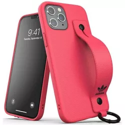   Adidas OR Hand Strap Case iPhone 12 Pro Max rózsaszín tok+pánt