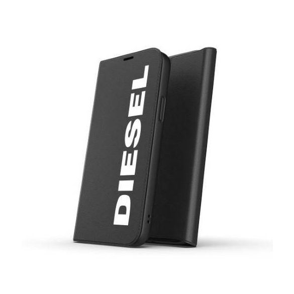 Diesel Core iPhone 12/12 Pro fekete/fehér könyvtok
