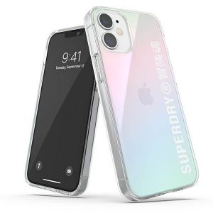 SuperDry Snap iPhone 12 mini átlátszó színátmenetes tok