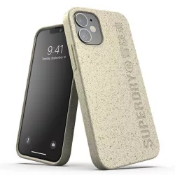   SuperDry Snap iPhone 12 mini biológiailag lebomló homok színű tok
