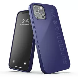   SuperDry Snap iPhone 12/12 Pro biológiailag lebomló kék tok