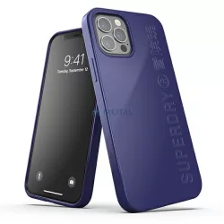   SuperDry Snap iPhone 12/12 Pro biológiailag lebomló kék tok