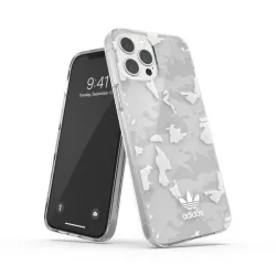   Adidas OR Snap Case Camo iPhone 12 Pro Max átlátszó fehér tok 