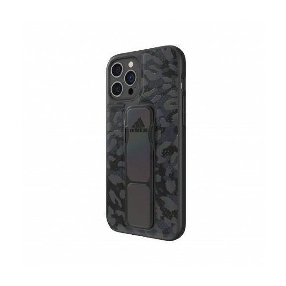 Adidas SP Grip tok Leopard iPhone 12 Pro Max fekete /szürke tok