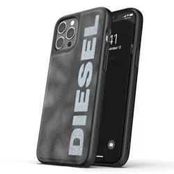   Diesel Moulded Case Bleached Denim iPhone 12/12 Pro szürke/fehér tok