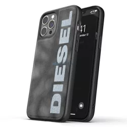   Diesel Moulded Case Bleached Denim iPhone 12/12 Pro szürke/fehér tok