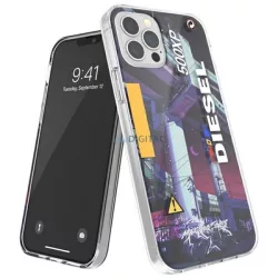   Diesel Clear CaseMad Dog Jones AOP iPhone 12/12 Pro többszínű tok