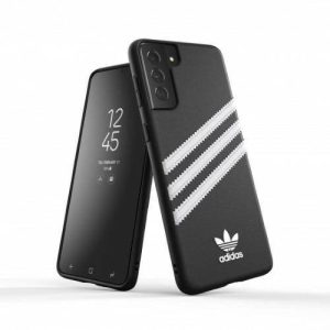 Adidas OR Moulded Case PU SS21 G996 Samsung S21+ fekete/fehér tok