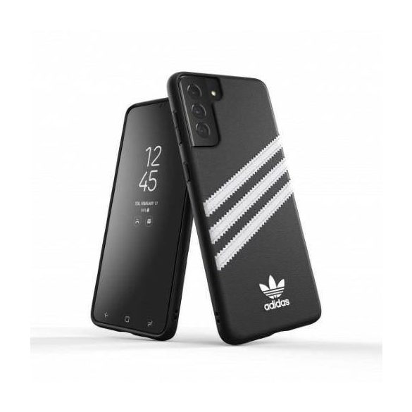 Adidas OR Moulded Case PU SS21 G996 Samsung S21+ fekete/fehér tok