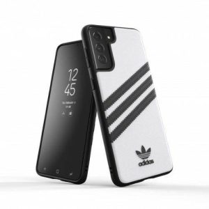 Adidas OR Moulded Case PU SS21 G996 Samsung S21+ fekete/fehér tok